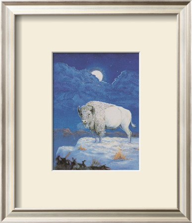 White Bison by M. Caroselli Pricing Limited Edition Print image