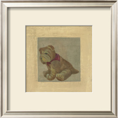 Brown Dog With Red Scar by Catherine Becquer Pricing Limited Edition Print image
