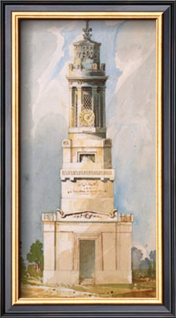 Design For Church In Doric Style by David Bassett Pricing Limited Edition Print image