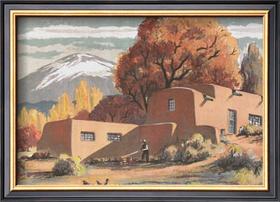 Santa Fe Baldy by Louie Ewing Pricing Limited Edition Print image