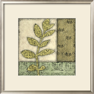 Green Leaves And Patterns Iii by Megan Meagher Pricing Limited Edition Print image