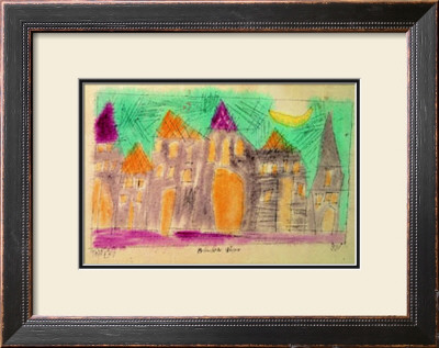 Beleuchtete Hauser, C.1921 by Lyonel Feininger Pricing Limited Edition Print image