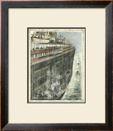 Titanic: Lowering The Lifeboats by C. J. Delacy Pricing Limited Edition Print image