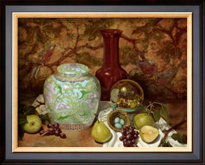 Ginger Jar With Bird Nest by Francie Botke Pricing Limited Edition Print image