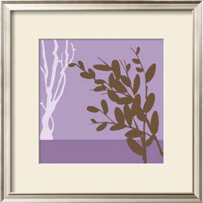 Metro Leaves In Violet Ii by Erica J. Vess Pricing Limited Edition Print image