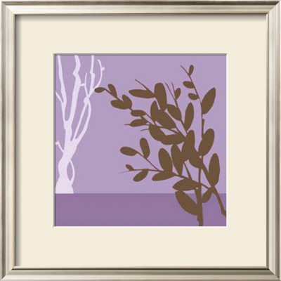 Metro Leaves In Violet Ii by Erica J. Vess Pricing Limited Edition Print image