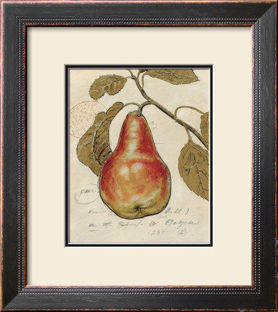 Pear Etching by Chad Barrett Pricing Limited Edition Print image