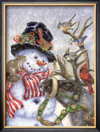 Frosty, Prance And Friends by Donna Race Pricing Limited Edition Print image