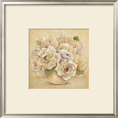 Bowl Of Peonies by Janet Brignola-Tava Pricing Limited Edition Print image