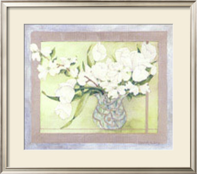 Bouquet In Platinum I by Deborah K. Ellis Pricing Limited Edition Print image