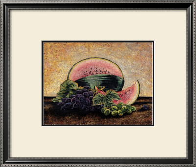 Melon And Grapes by Richard Henson Pricing Limited Edition Print image