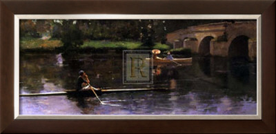 The Bridge At Grez by Sir John Lavery Pricing Limited Edition Print image
