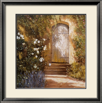 Garden Door, Broughton Castle by Michael Felmingham Pricing Limited Edition Print image