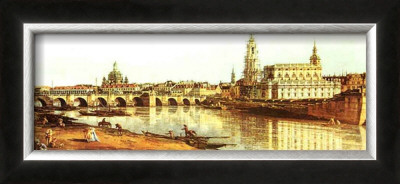 Dresden Elbufer by Canaletto Pricing Limited Edition Print image
