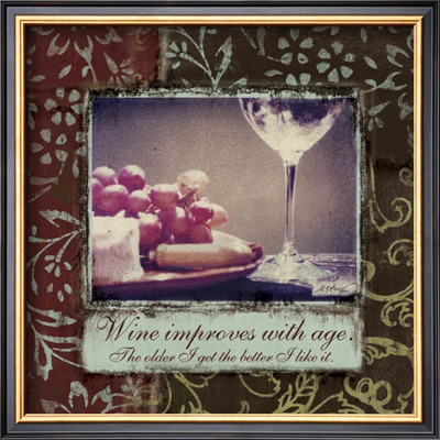 Wine Improves With Age by Amy Mccoy Pricing Limited Edition Print image