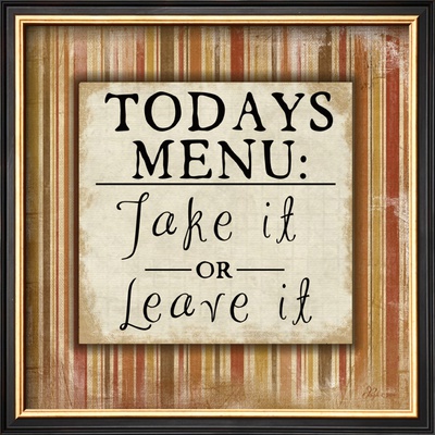 Today's Menu by Jennifer Pugh Pricing Limited Edition Print image