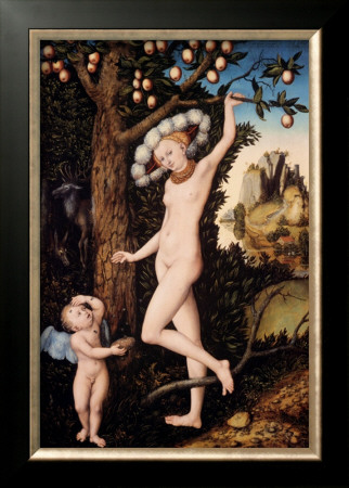 Cupid Complaining To Venus by Lucas Cranach The Elder Pricing Limited Edition Print image