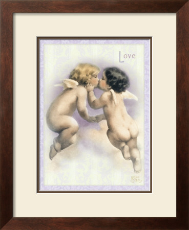 The Kiss by Bessie Pease Gutmann Pricing Limited Edition Print image