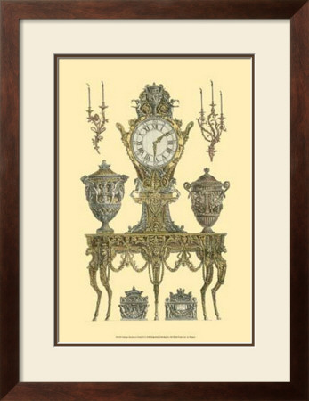 Antique Decorative Clock Ii by Giovanni Battista Piranesi Pricing Limited Edition Print image