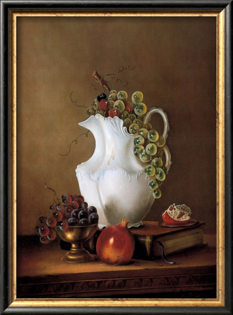Still Life With Grapes by William Galvez Pricing Limited Edition Print image