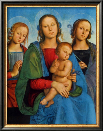 Madonna And Child With Saints by Pietro Perugino Pricing Limited Edition Print image
