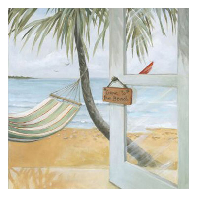 Beach Retreat Square Ii by Julia Hawkins Pricing Limited Edition Print image