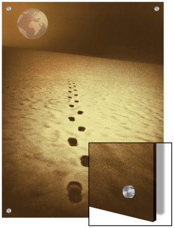 Footprints Across The Sands Of Time Toward Africa by I.W. Pricing Limited Edition Print image