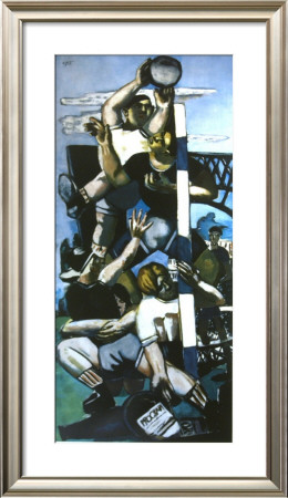 Footbal Players by Max Beckmann Pricing Limited Edition Print image