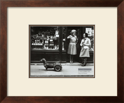 Le Chien A Roulettes, C.1977 by Robert Doisneau Pricing Limited Edition Print image