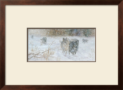 The Wolves' Trail by Hélène Léveillée Pricing Limited Edition Print image