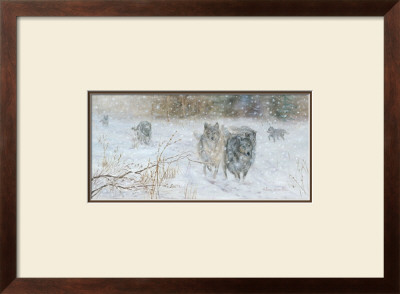 The Wolves' Trail by Helene Leveillee Pricing Limited Edition Print image