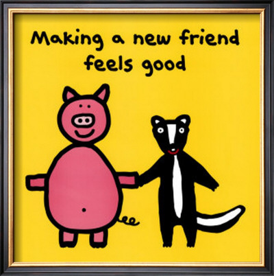 Making A New Friend Feels Good by Todd Parr Pricing Limited Edition Print image