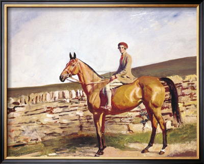 Mrs Bawden by Sir Alfred Munnings Pricing Limited Edition Print image
