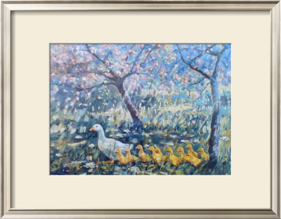 Goslings On Parade by Paula Nightingale Pricing Limited Edition Print image