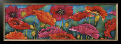 Poppy Parade by Helen Downing-Hunter Pricing Limited Edition Print image