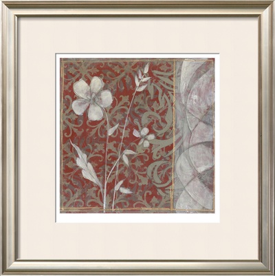 Taupe And Cinnabar Tapestry Ii by Jennifer Goldberger Pricing Limited Edition Print image