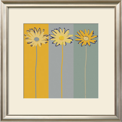 Marguerite On Stripes by Rod Neer Pricing Limited Edition Print image