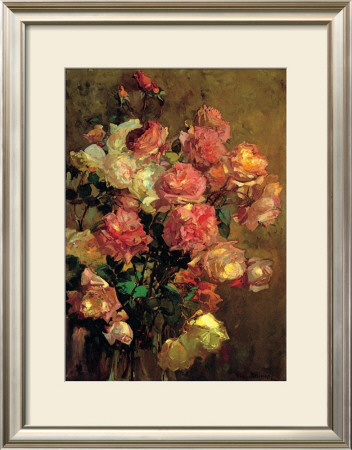 Roses by Franz Arthur Bischoff Pricing Limited Edition Print image