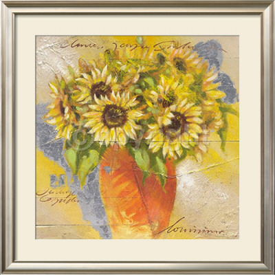 Bunch Of Wild Sunflowers by Louissimo Pricing Limited Edition Print image