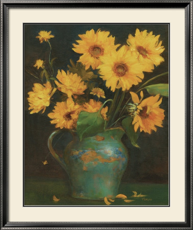 Pitcher Of Sunflowers by Rhonda Ginsberg Pricing Limited Edition Print image