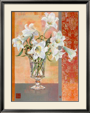 White Lilies by Maya Nishiyama Pricing Limited Edition Print image