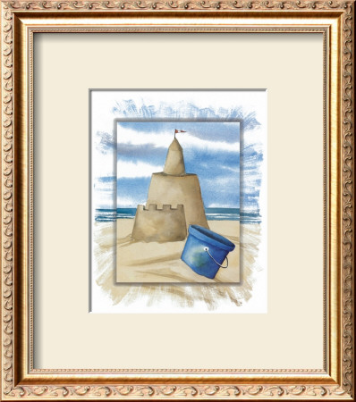 Sand Castle And Bucket by Melissa Babcock Saylor Pricing Limited Edition Print image