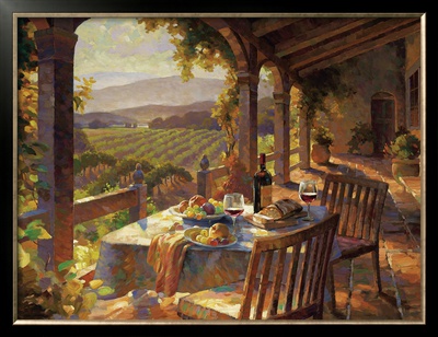 Wine Country Afternoon by Leon Roulette Pricing Limited Edition Print image