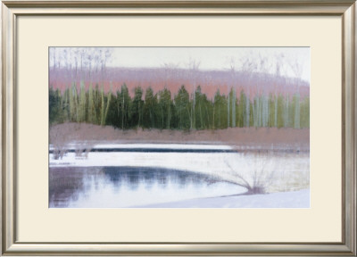 Cedars And Brook-Winter by Saturday Pricing Limited Edition Print image
