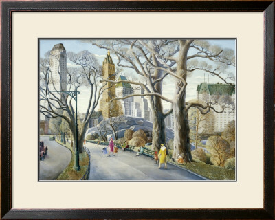 Central Park, 1934 by Carl Gustaf Nelson Pricing Limited Edition Print image