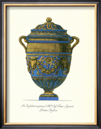Blue Urn Iv by Giovanni Battista Piranesi Pricing Limited Edition Print image