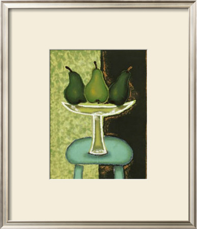 Green Pears I by Monica Ibanez Pricing Limited Edition Print image