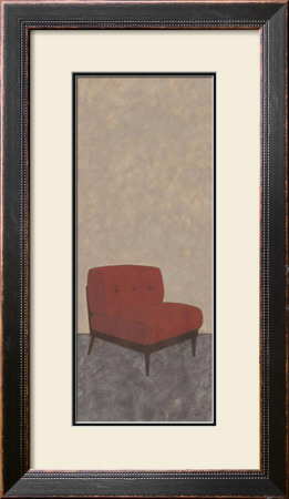 Burgandy Chair by Kayvene Pricing Limited Edition Print image