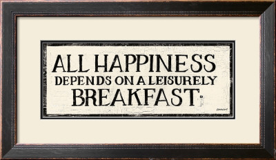 Leisurely Breakfast by Kathrine Lovell Pricing Limited Edition Print image