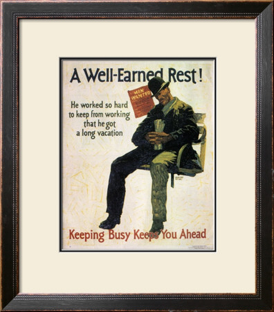 A Well-Earned Rest, 1930 by Robert Beebe Pricing Limited Edition Print image